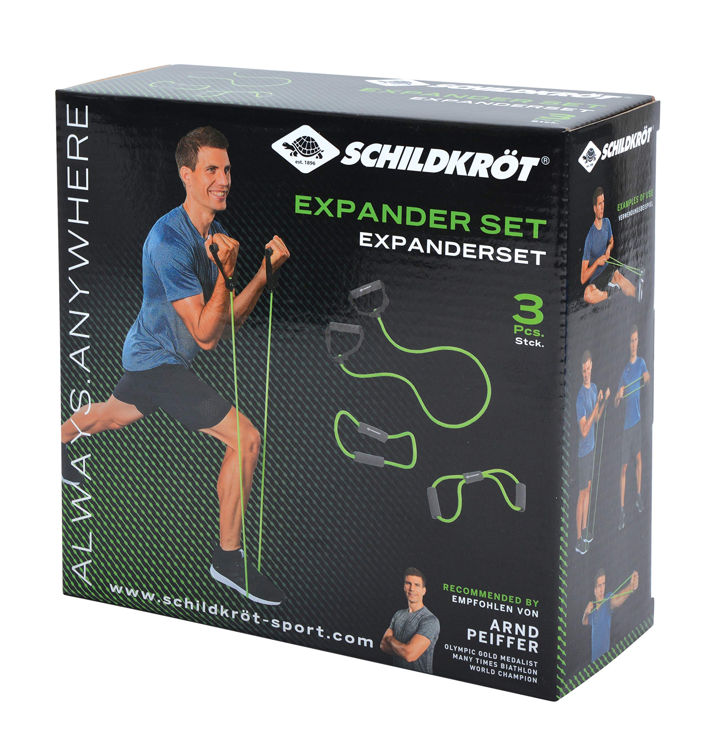 Schildkröt Outdoor Expander Set 3-teilig Grün Krafttraining