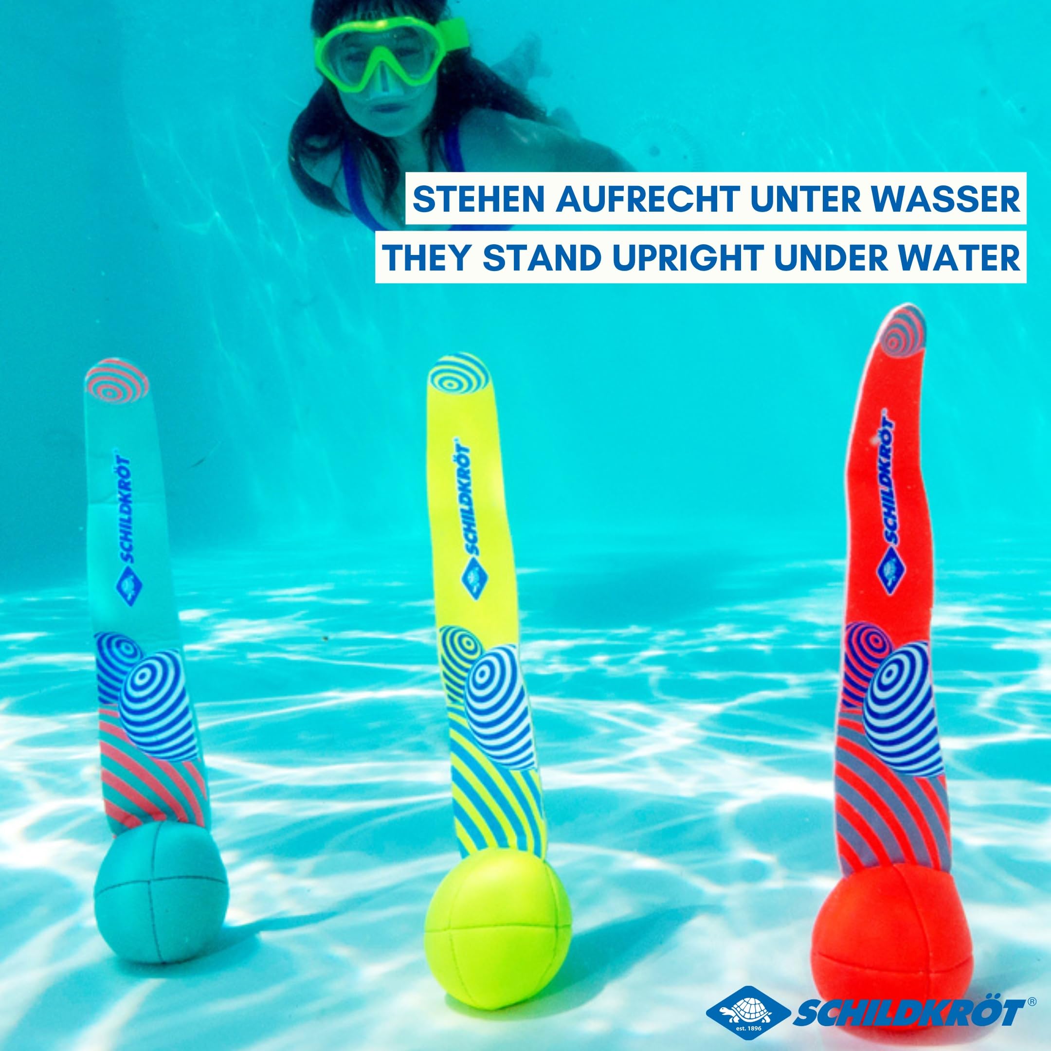 Schildkröt Outdoor Neopren Diving Balls 3 Tauchbälle Schweif