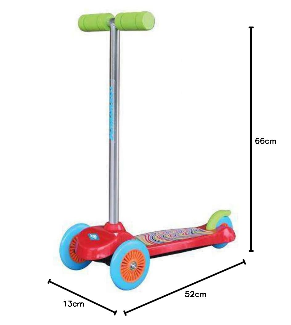 Schildkröt Outdoor Little 1 Kinder-Scooter Rot 3 Rollen
