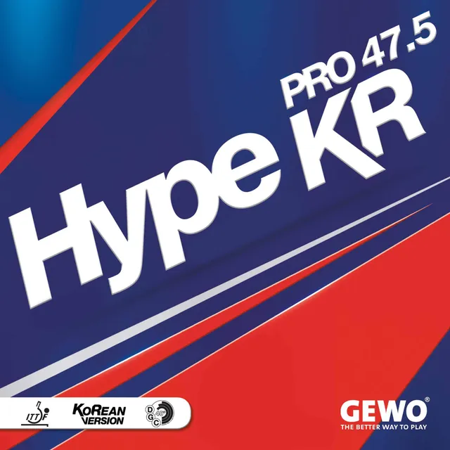 GEWO Hype KR Pro 47.5 Belag schwarz 2,1mm offensiv