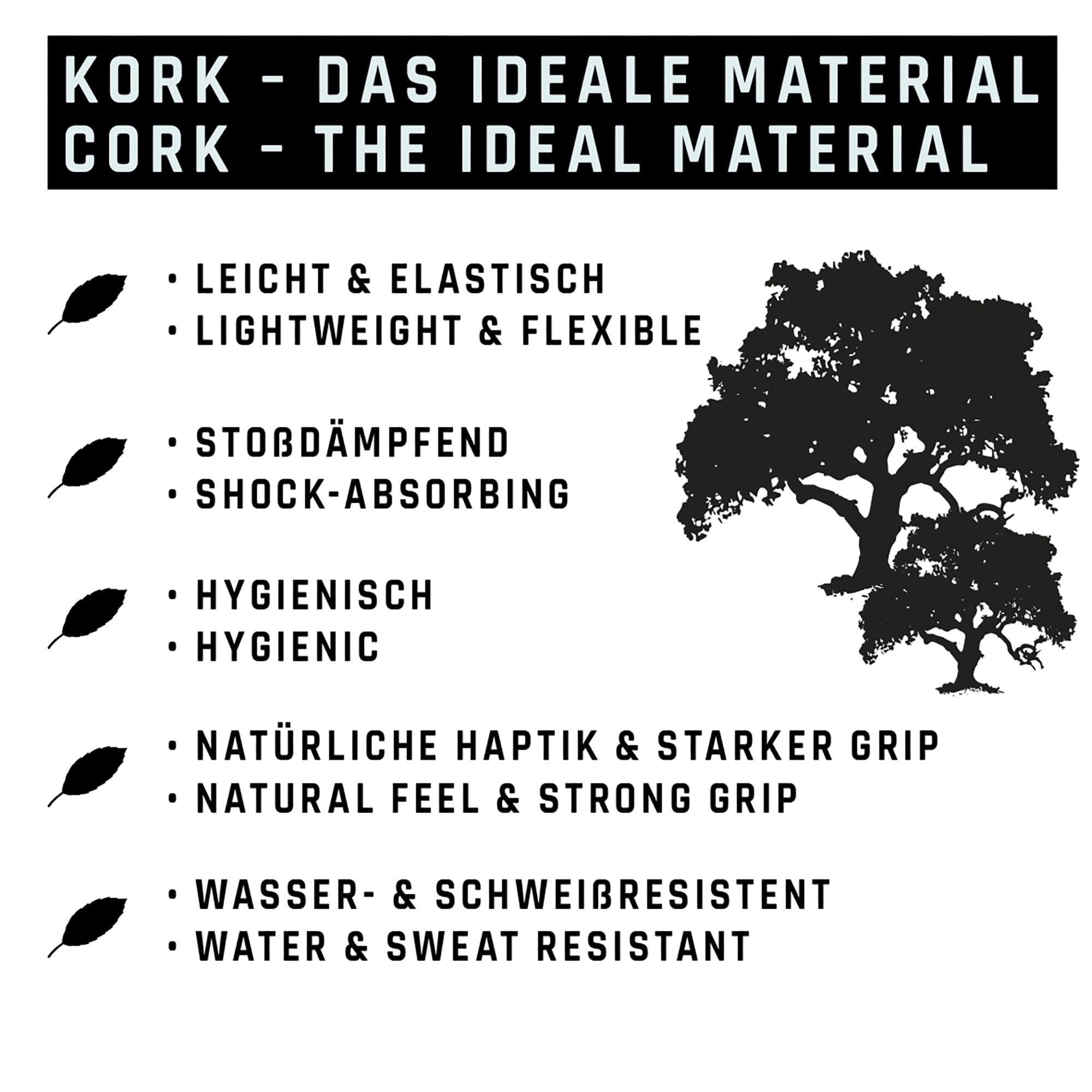 Schildkröt Outdoor Yoga Block Kork 23x15x7,5 cm