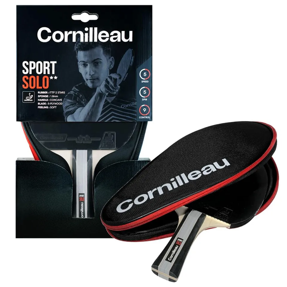 Cornilleau Tischtennisschläger Set 4 Schläger 4 Bälle