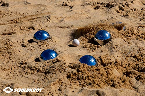 Schildkröt Boule Set 6 Stahlkugeln 7,25 cm Tasche