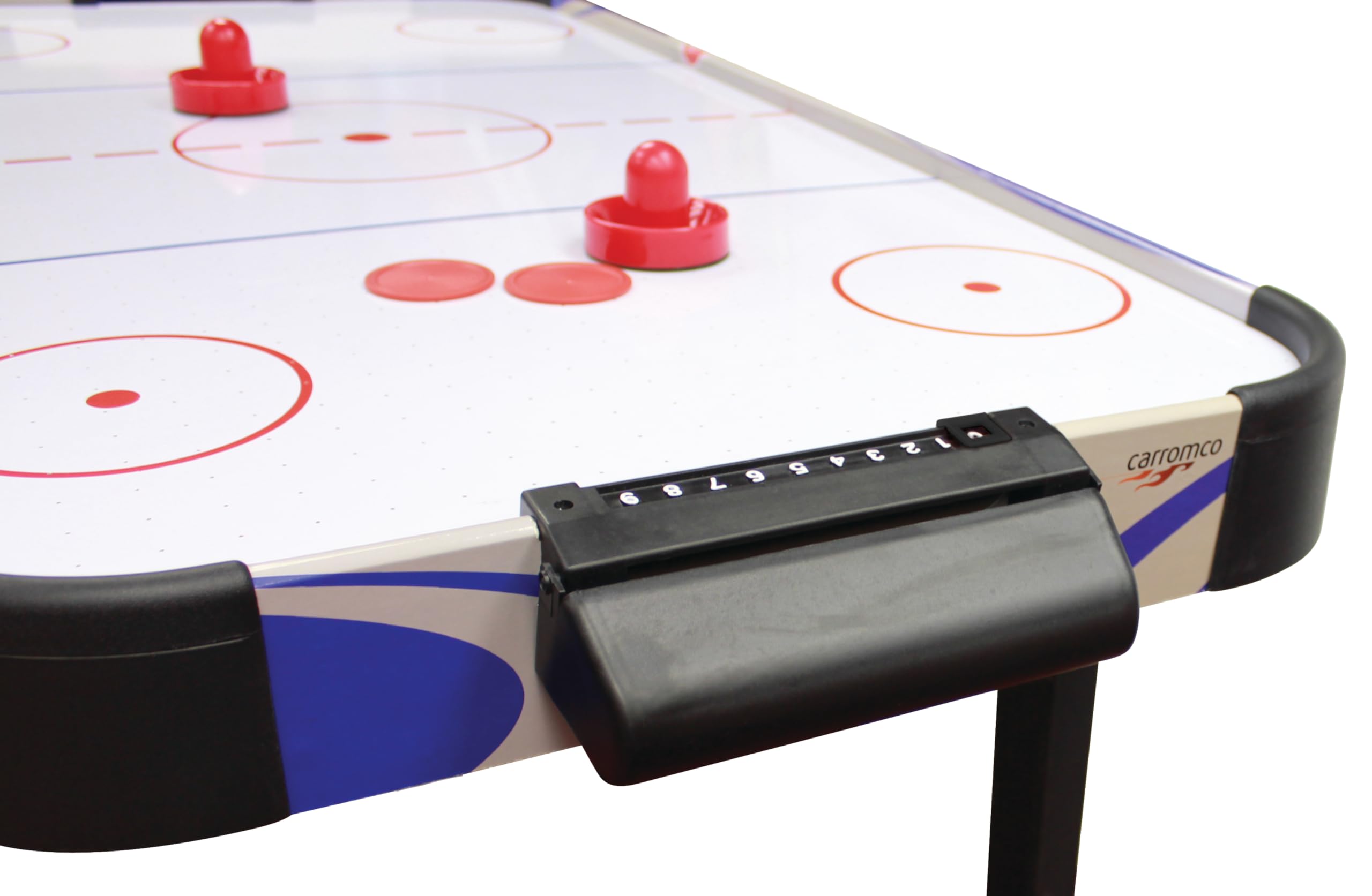 Carromco Crosscheck-XT Airhockey-Tisch Blau 136x61 cm