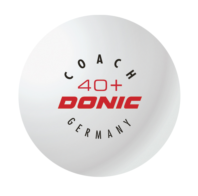 Donic P40+ Cell-Free Trainingsball weiß 120er Störeffekt-frei