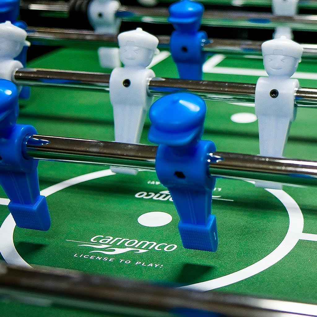 Carromco Stadium-XT Kickertisch blau Profi Turnierkicker