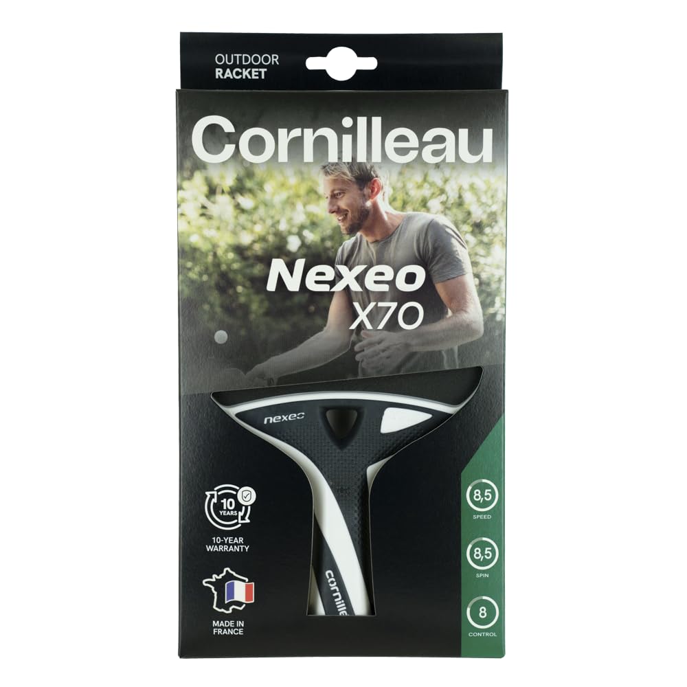 Cornilleau Nexeo 70 Tischtennisschläger Outdoor schwarz/weiß