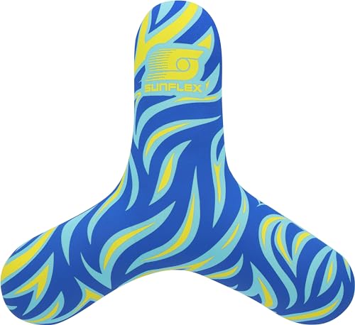 Sunflex Flames Triangle Wurfscheibe Bluefire wasserfest