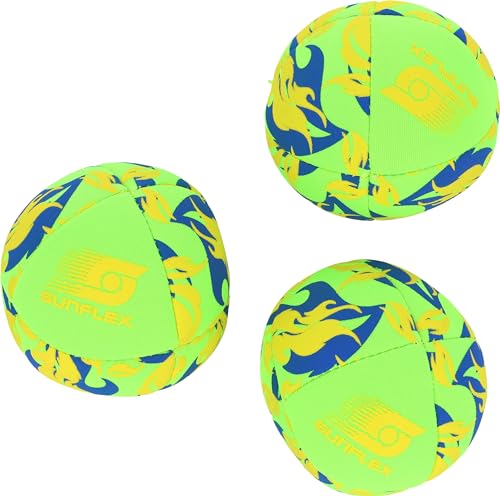 sunflex Flames Extreme Boccia Set Blau-Grün Neopren 7cm
