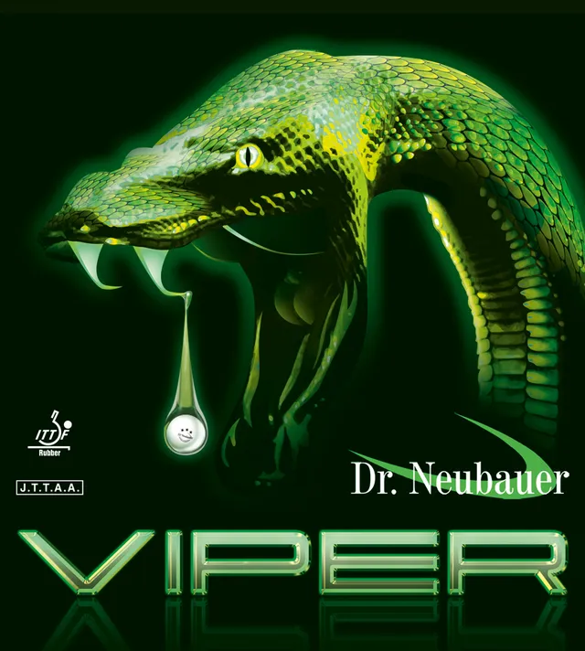 Dr.Neubauer Viper Tischtennisbelag lange Noppen rot OX