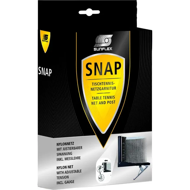 sunflex Color Comp Snap Netz schwarz Clip
