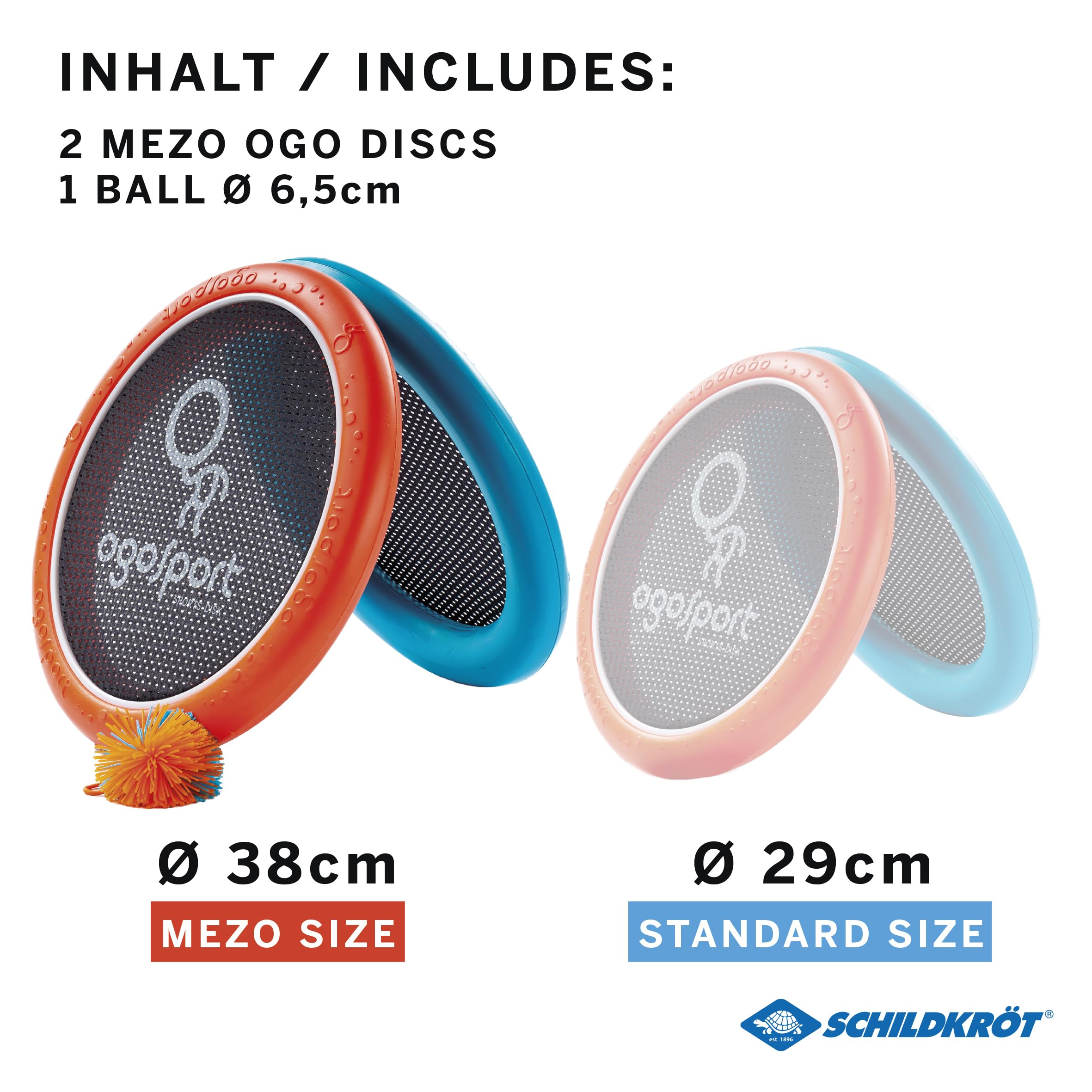 Schildkröt Outdoor Ogo Sport Set Mezo 2x38 cm+Ball