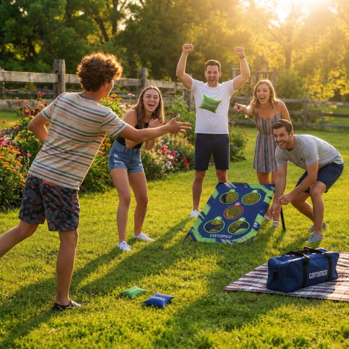 Carromco Bean Bag Toss Wurfspiel Garten 8 Bags