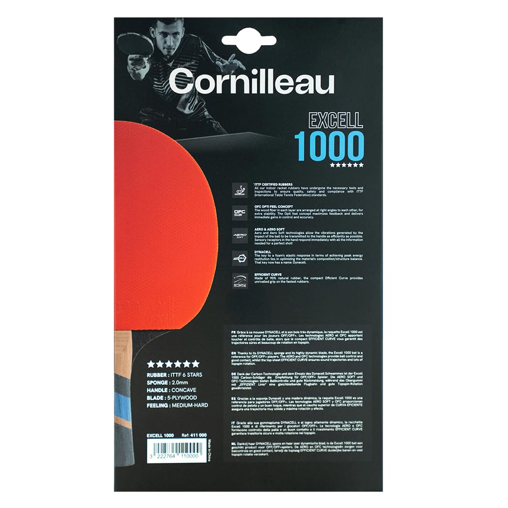 Cornilleau Excell 1000 Tischtennisschläger Indoor offensiv