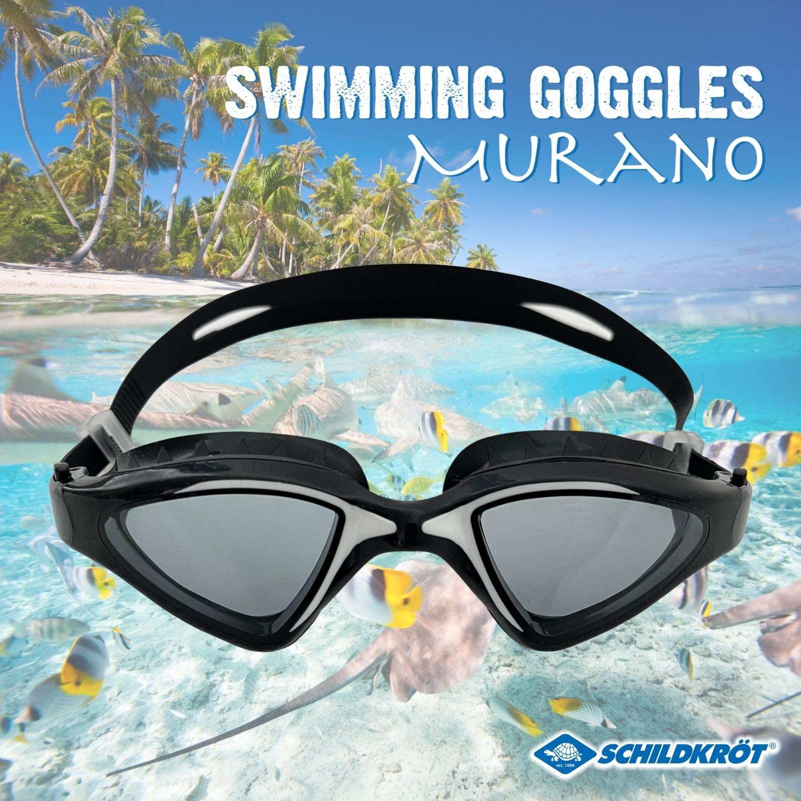 Schildkröt Murano Schwimmbrille Erwachsene UV Anti-Fog