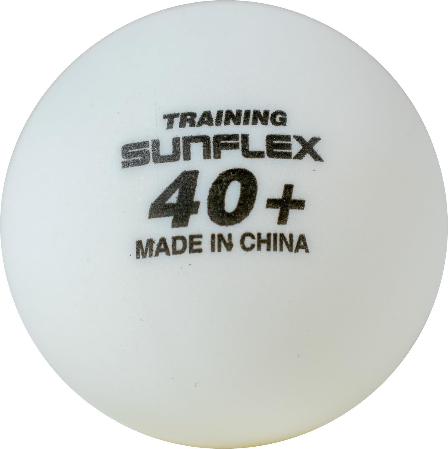 Sunflex Color Comp Tischtennisbälle weiß 6er 40+ Training