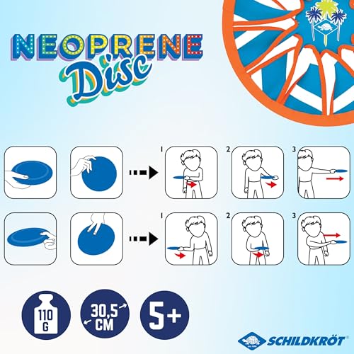Schildkröt Outdoor Neopren Disc Ø30cm Frisbee weich salzwasserfest