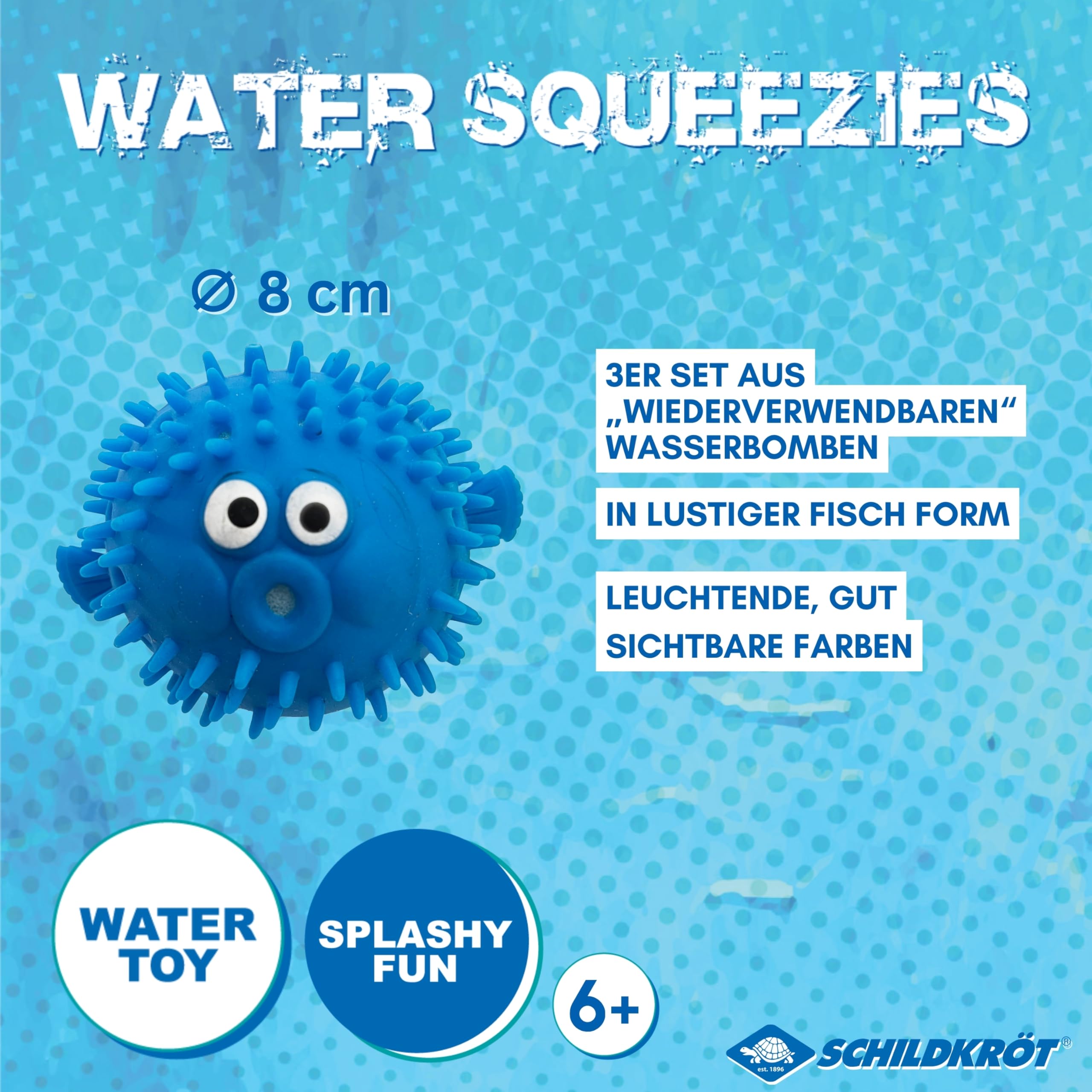 Schildkröt Outdoor Water Squeezies Wasserbomben 3er Set Fisch