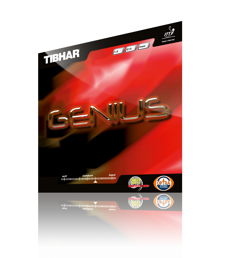 Tibhar Genius Tischtennisbelag Spin Topspin Noppen innen