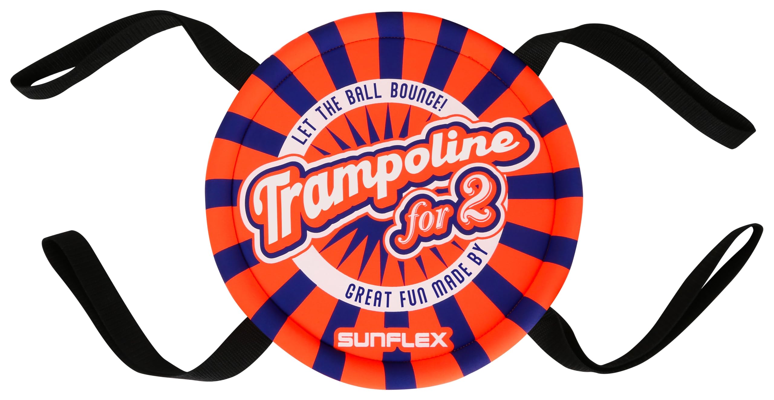 Sunflex Action Pro Trampoline for 2 Geschicklichkeitsspiel orange+Ball