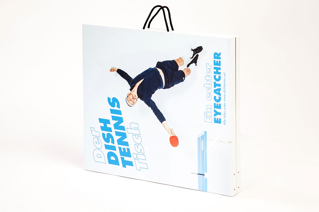 DISH TENNIS Individuelle Tische The Branded DISH Tischtennistisch
