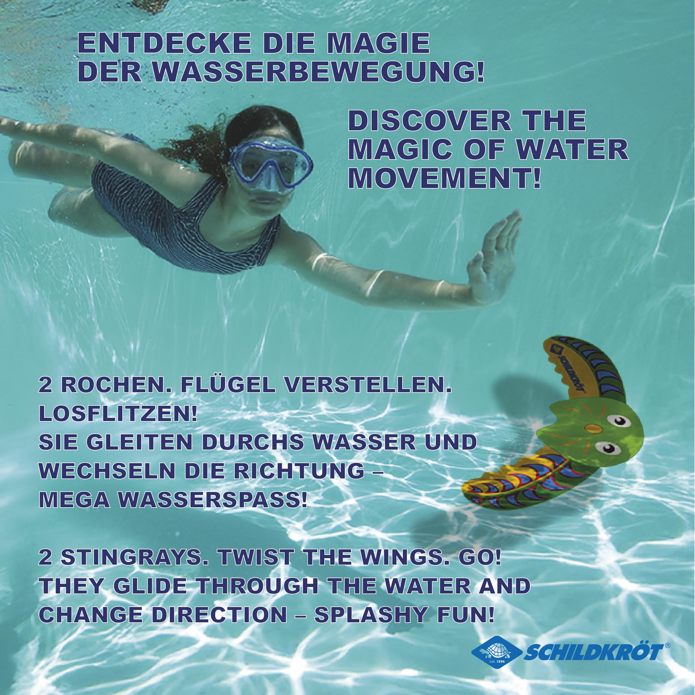 Schildkröt Outdoor Unterwasser-Gleiter Rochen 2er Set