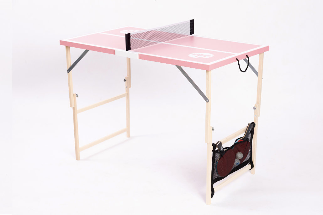 DISH TENNIS Farbige Tische Dusty Pink Tischtennistisch