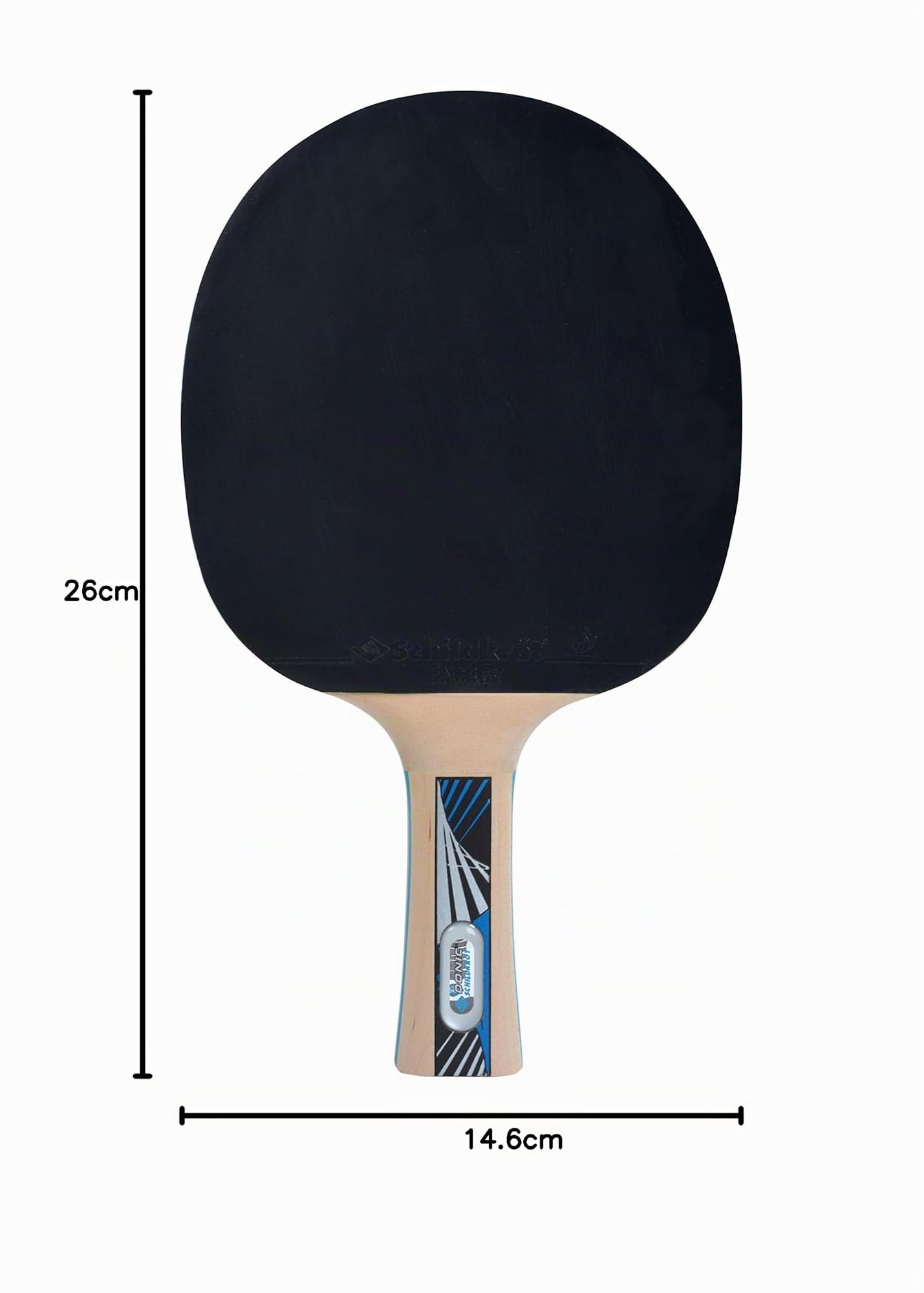 Schildkröt Outdoor Tischtennisschläger Schwarz Attack 2,3mm