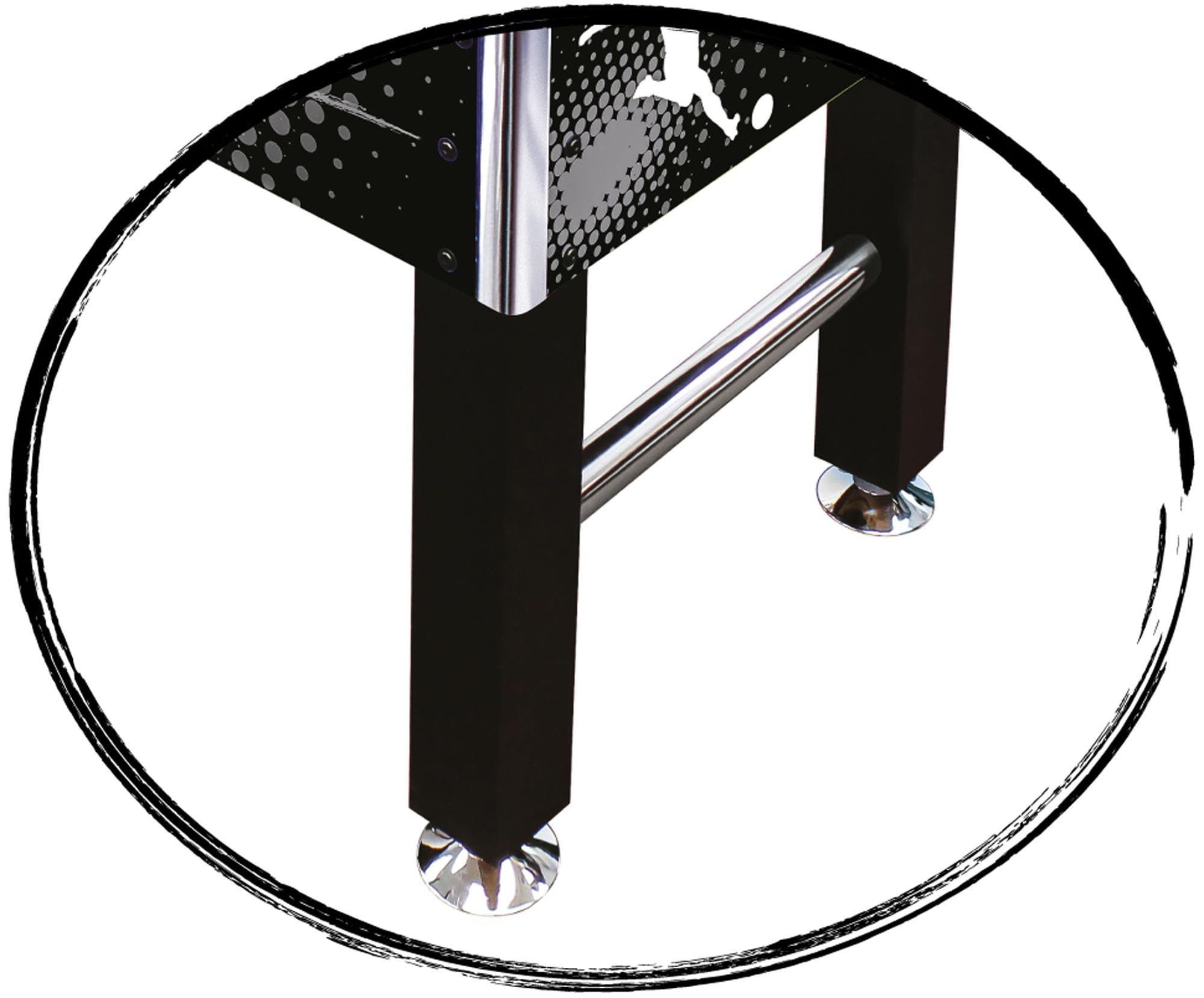 Carromco Black-Vitesse-XT Kickertisch Foosball 146x84 cm
