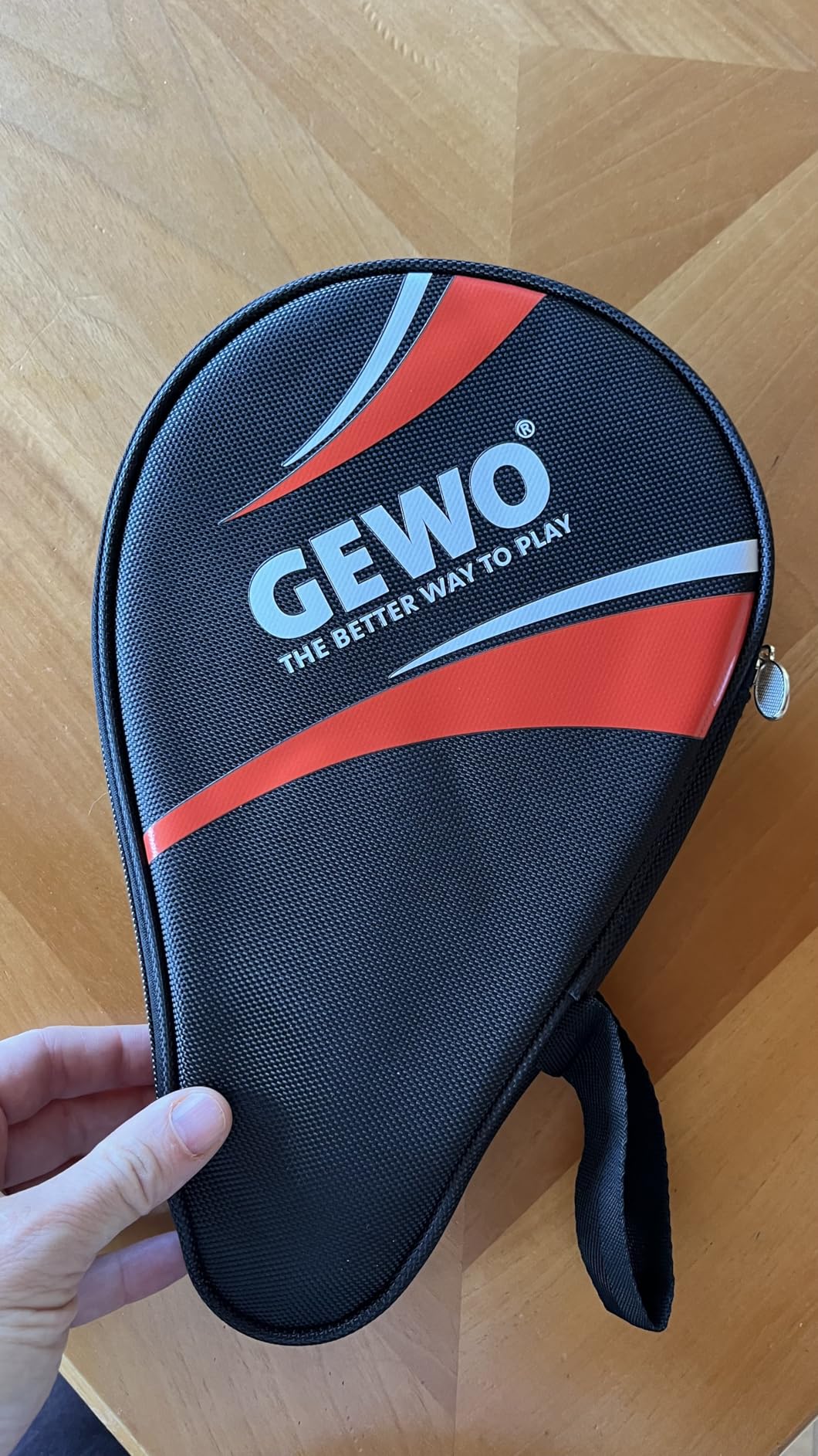 GEWO Master Rundhülle Schlägerhülle Schwarz/Grün mit Ballfach