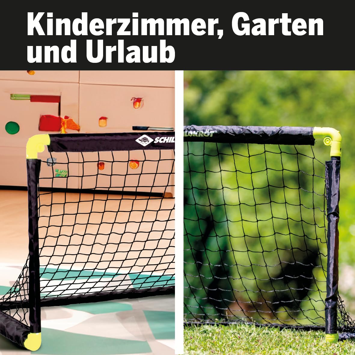 Schildkröt Outdoor Fußballtor klappbar 90 cm wetterfest mit Heringe