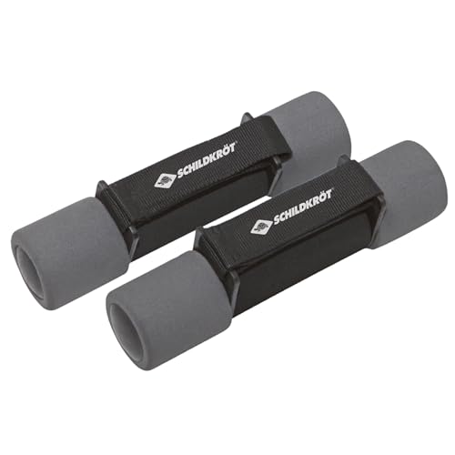 Schildkröt Outdoor Soft-Hantel Set 2x1,0 kg Stahl Anthrazit