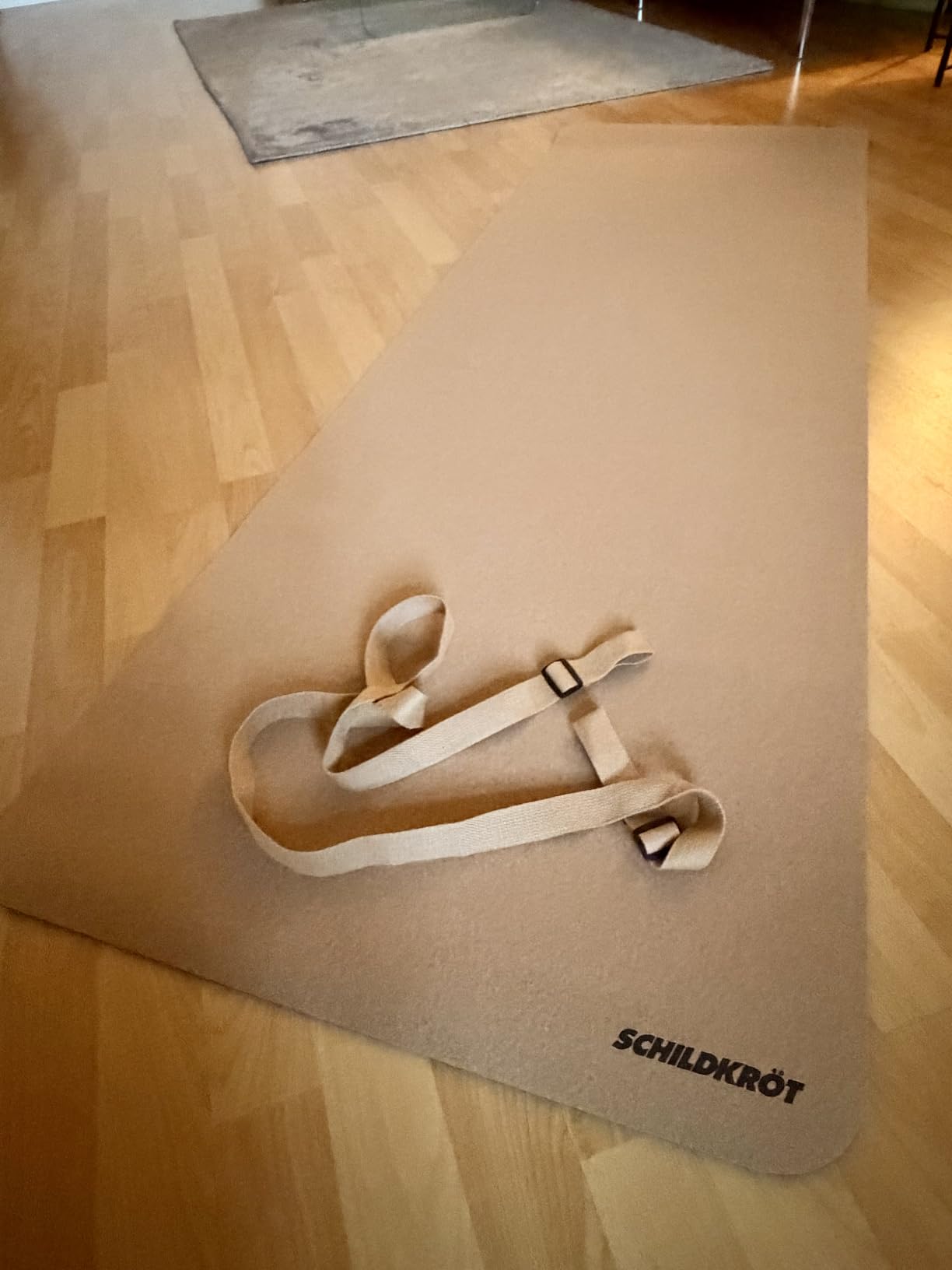 Schildkröt Outdoor Yogamatte Kork 4mm mit Gurt