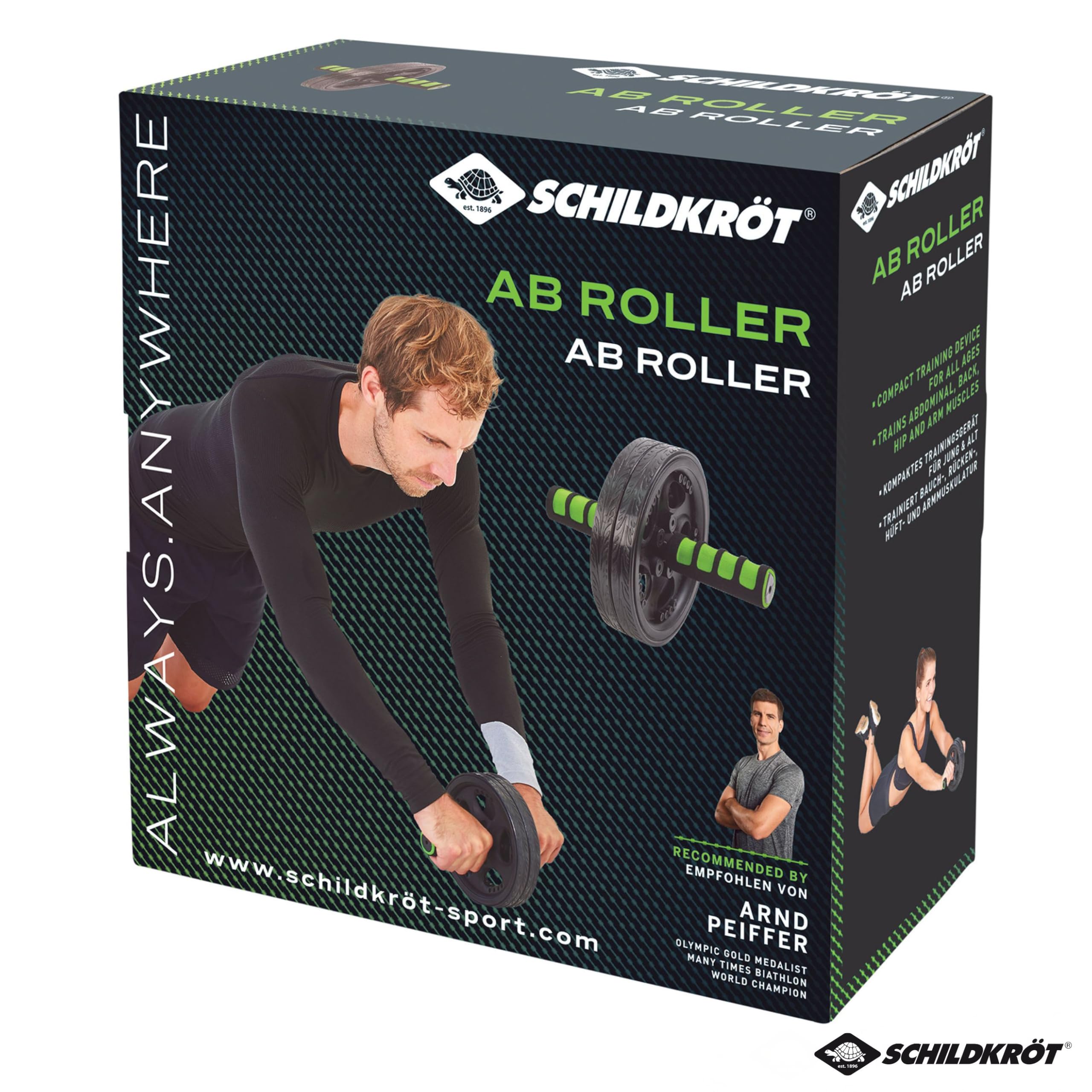 Schildkröt Outdoor AB Roller Bauchtrainer Duo Wheel