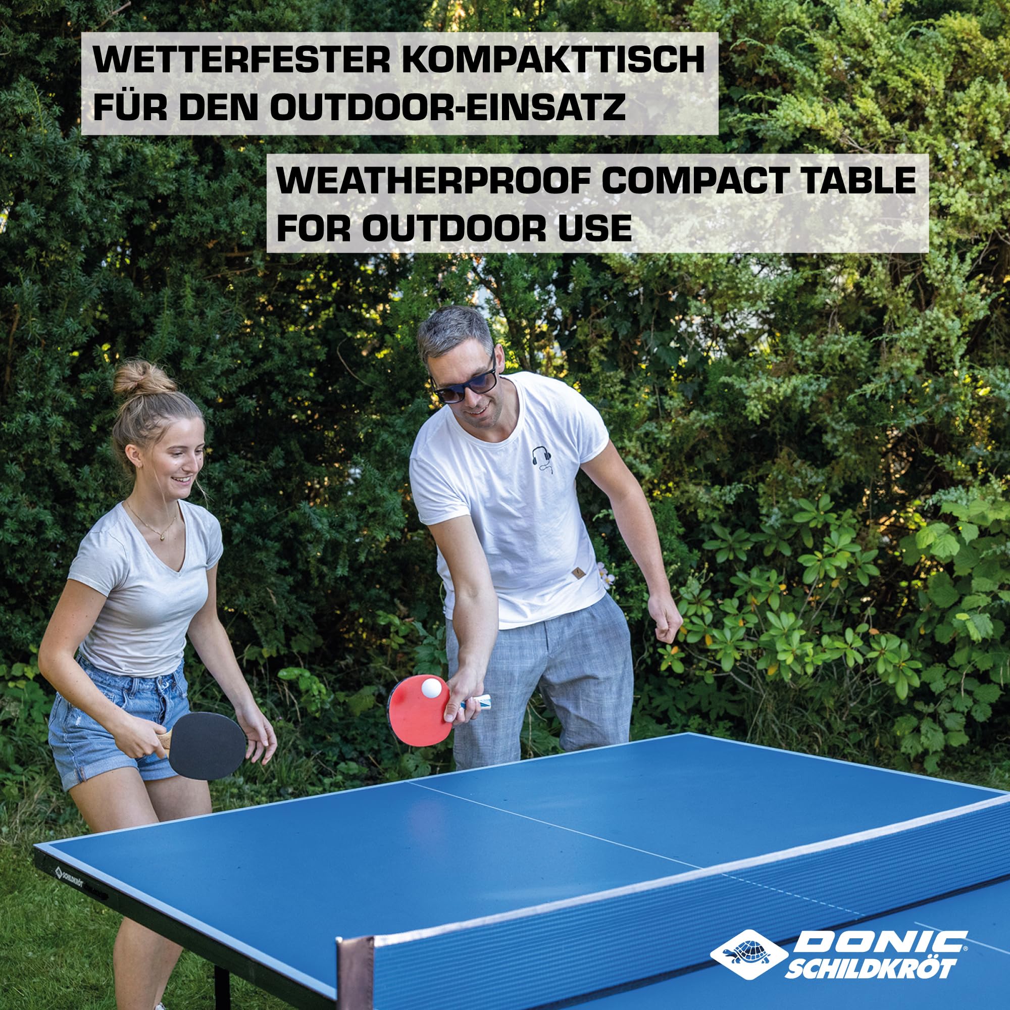 Schildkröt Space Tec Tischtennisplatte Outdoor – 4 mm Blau