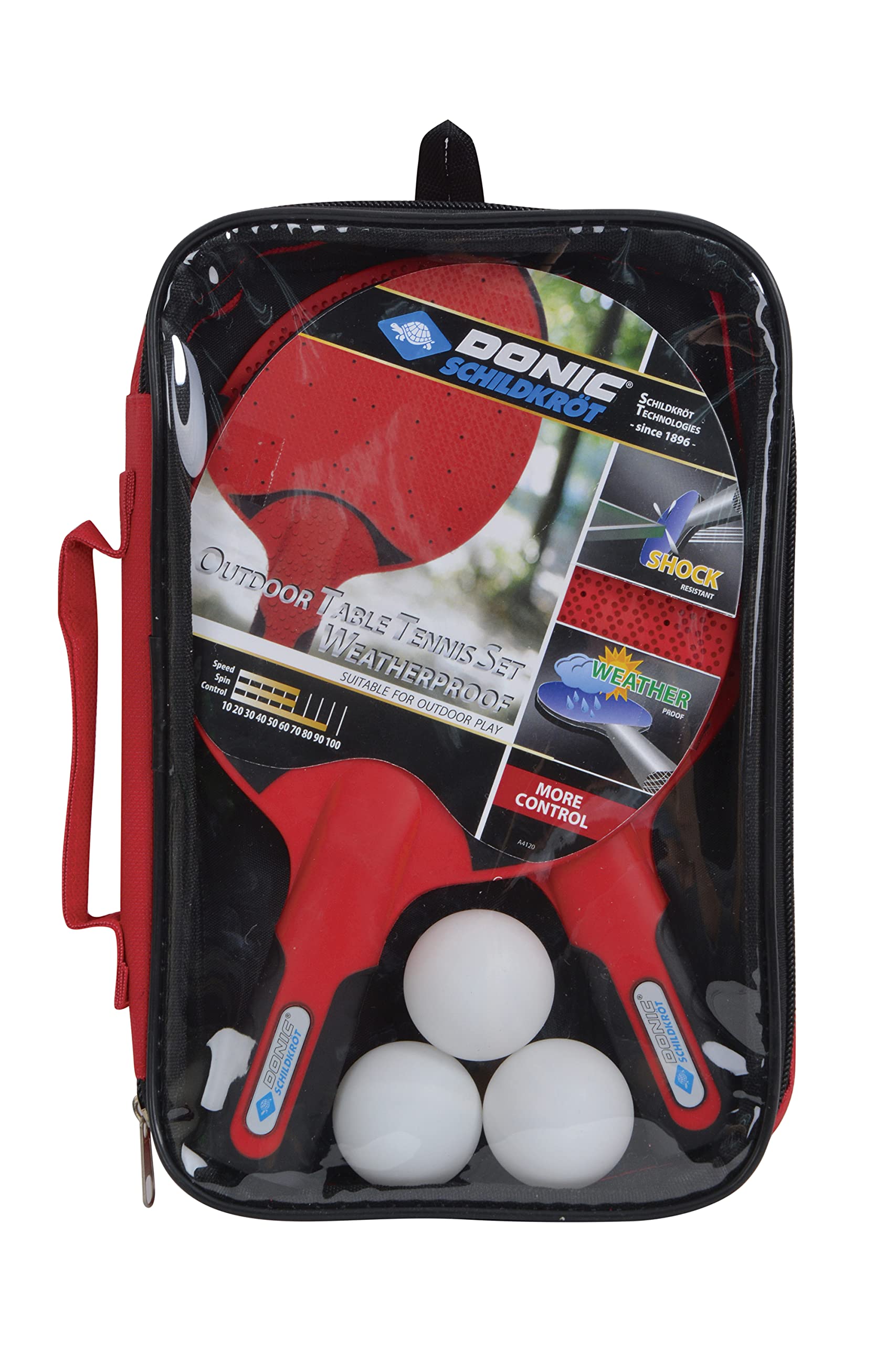 Schildkröt Outdoor Tischtennis-Set Weatherproof 2+3 Tasche