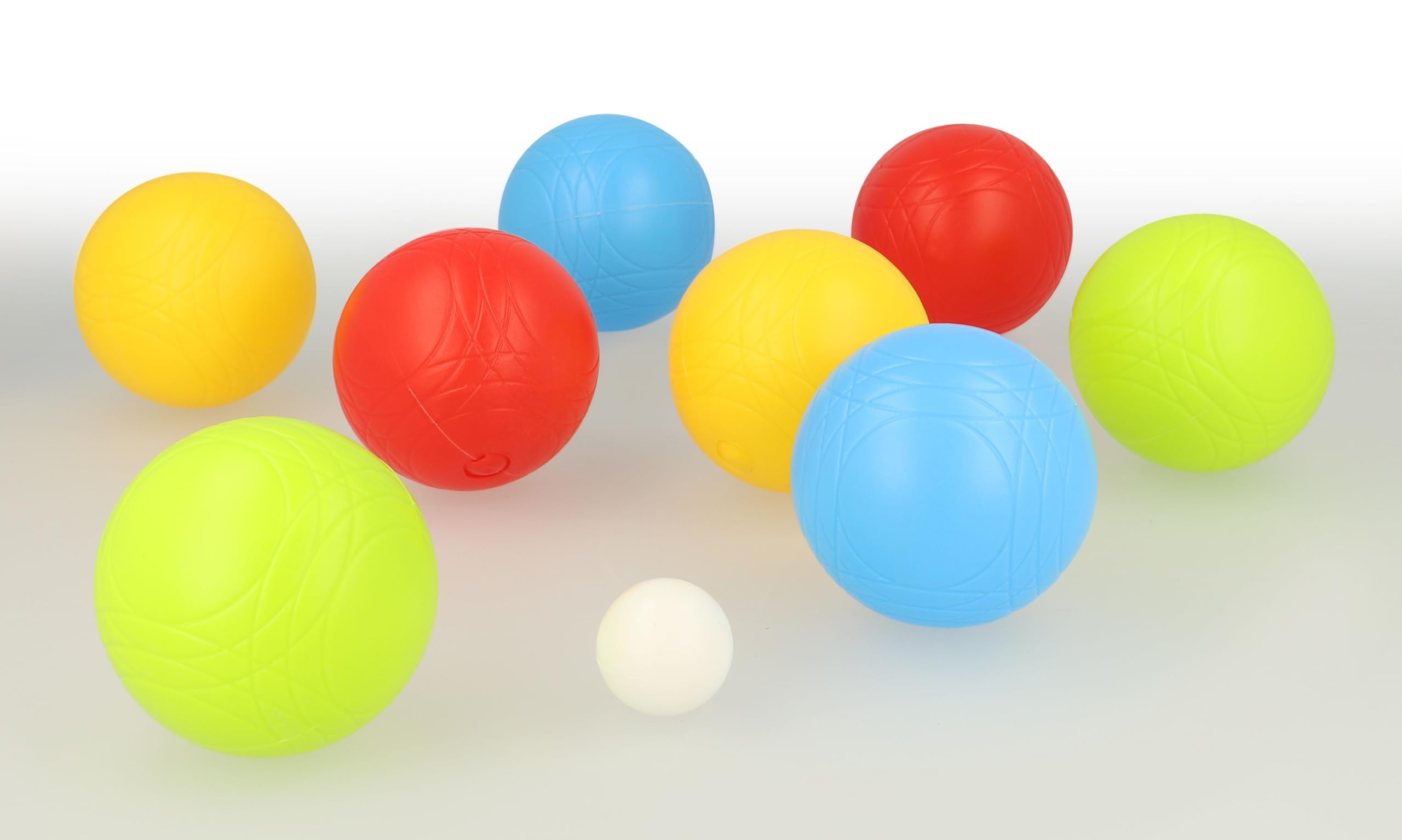 Sunflex Color Comp Boccia Set 8+1 mit Tasche 9 cm
