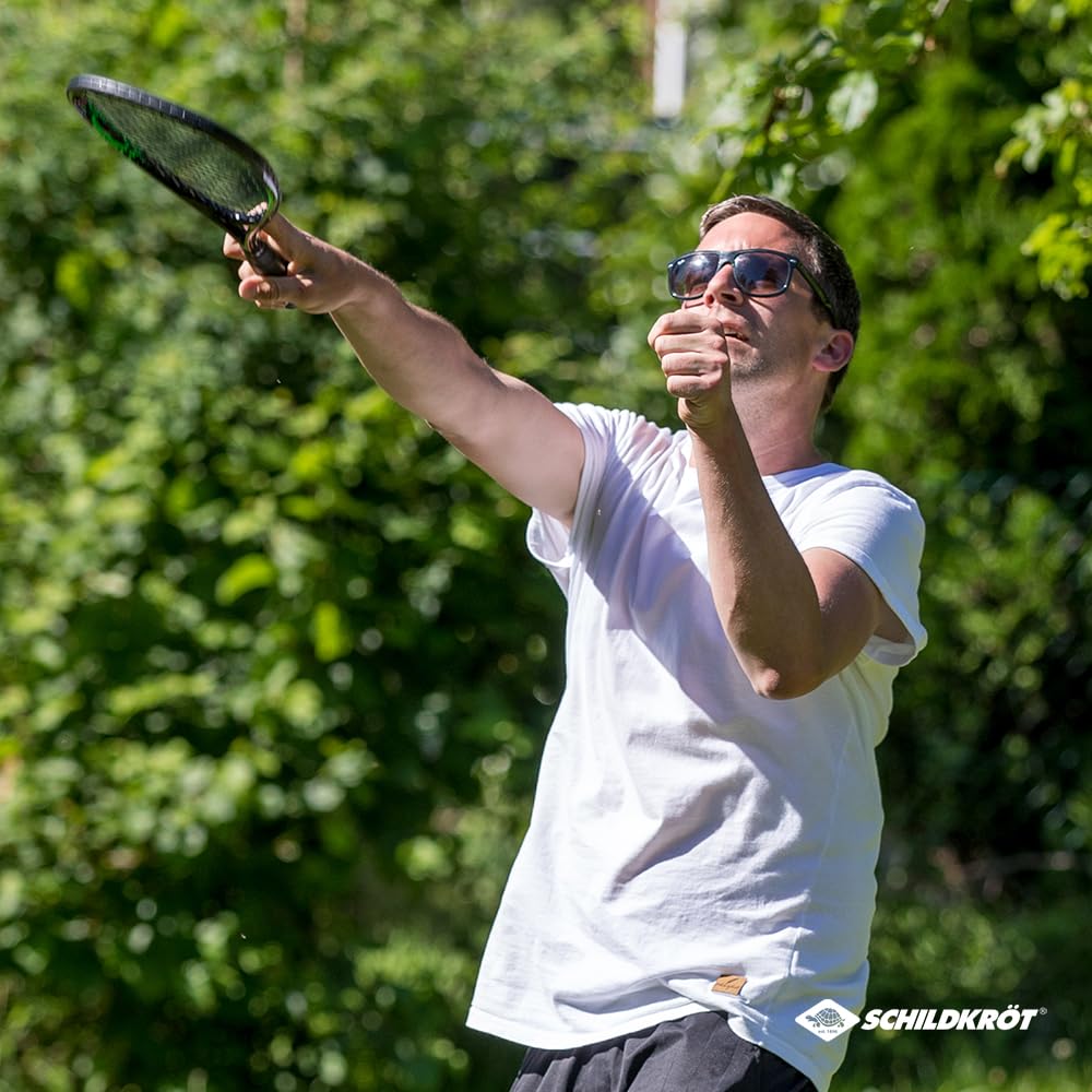 Schildkröt Outdoor Speedbadminton Set 2 Schläger 3 Bälle