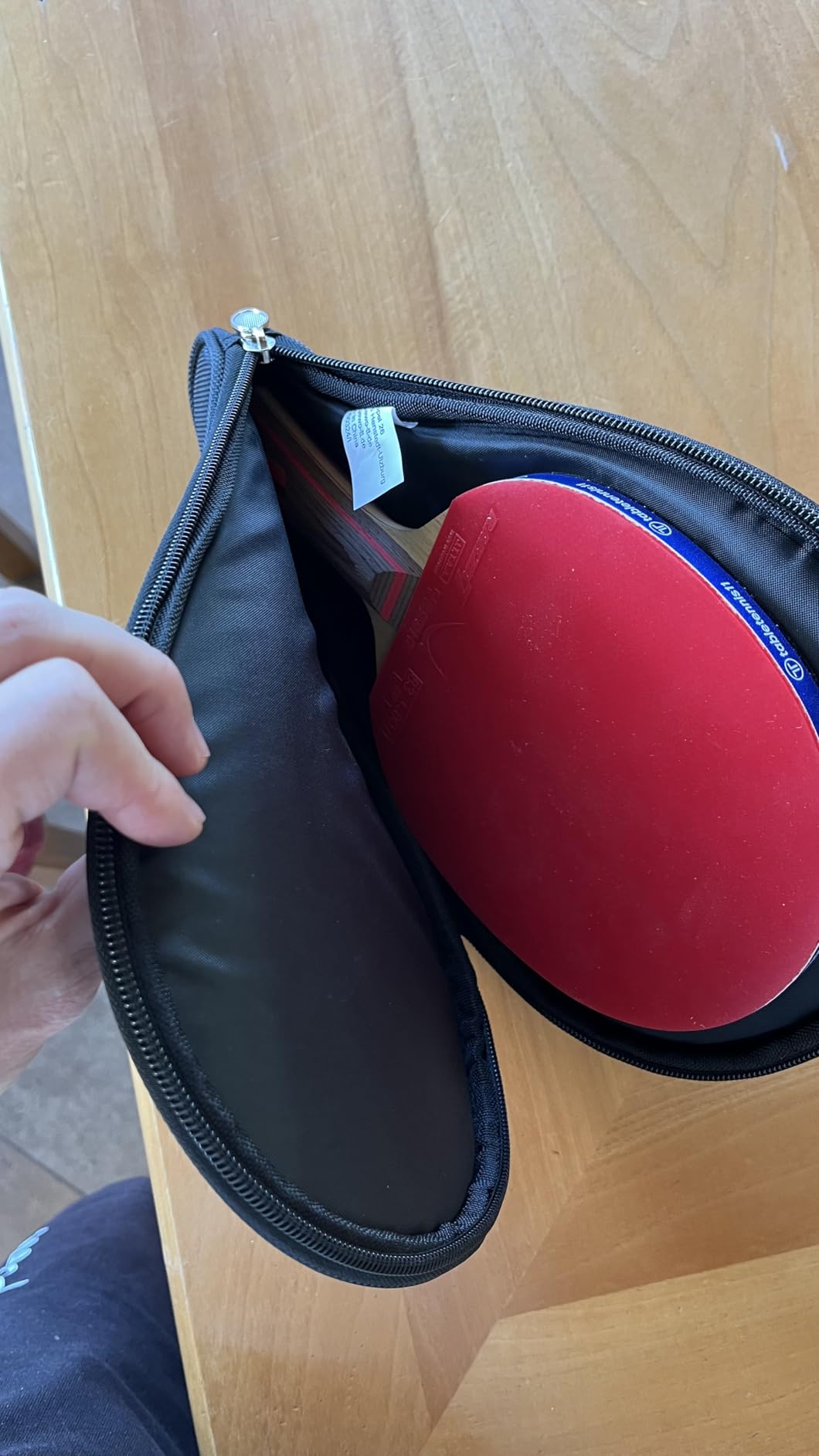 GEWO Master Rundhülle Schlägerhülle Schwarz/Grün mit Ballfach