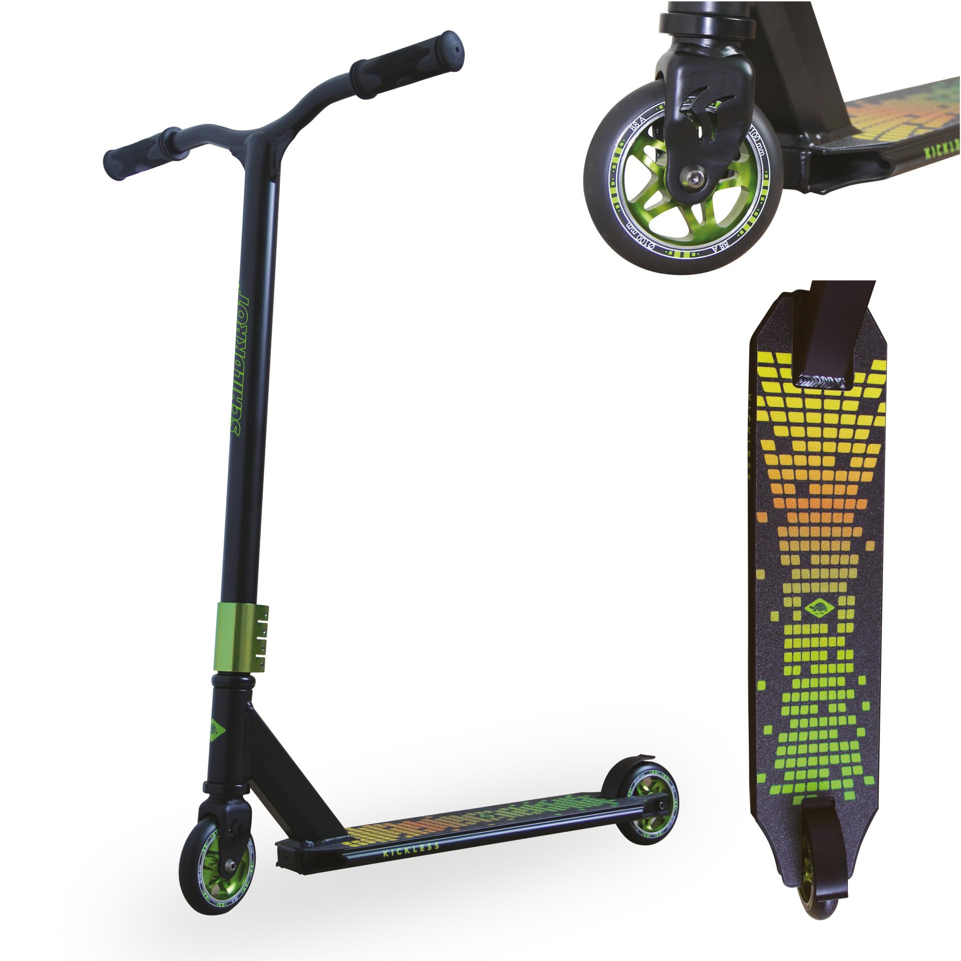 Schildkröt Kickless Stunt Scooter Piano HIC 100 mm