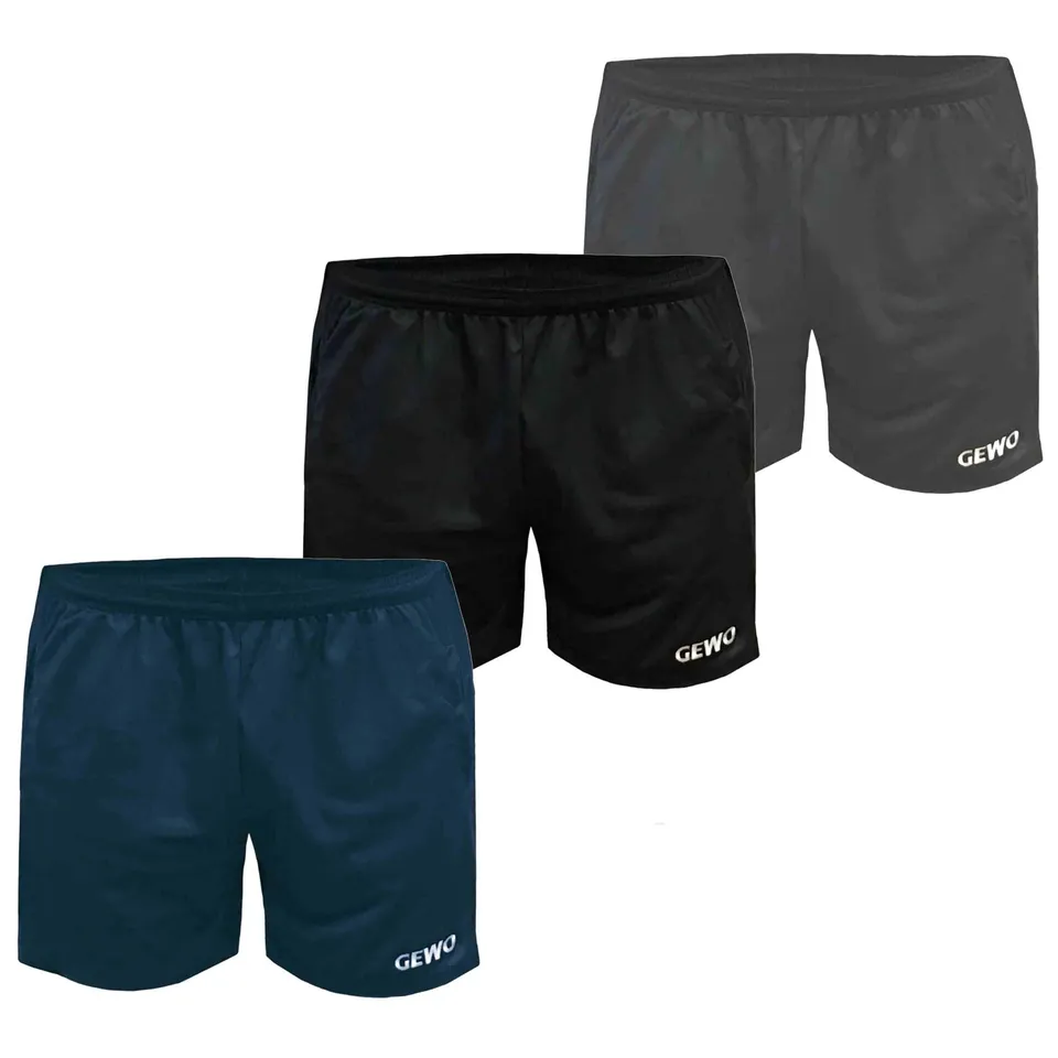 GEWO Lagon Shorts Tischtennishose Schwarz M Polyester
