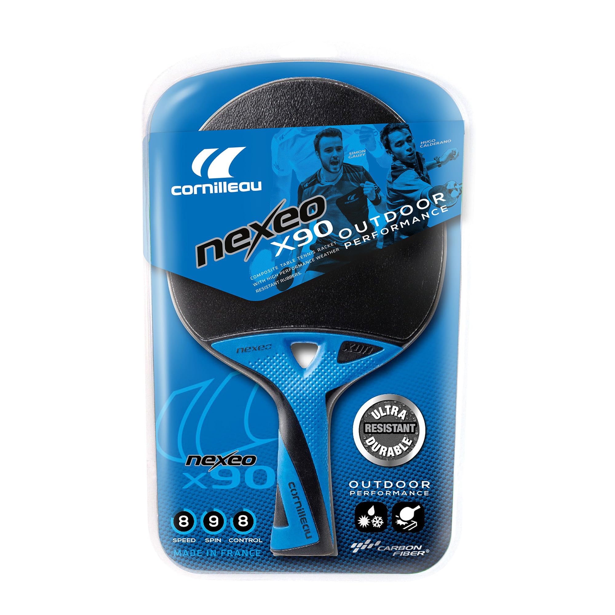 Cornilleau Nexeo X90 Carbon Tischtennisschläger Outdoor Speed