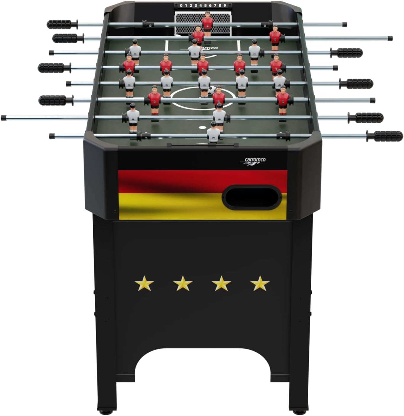 Carromco Deutschland-XT Kickertisch 121cm 22 Spieler 4 Bälle