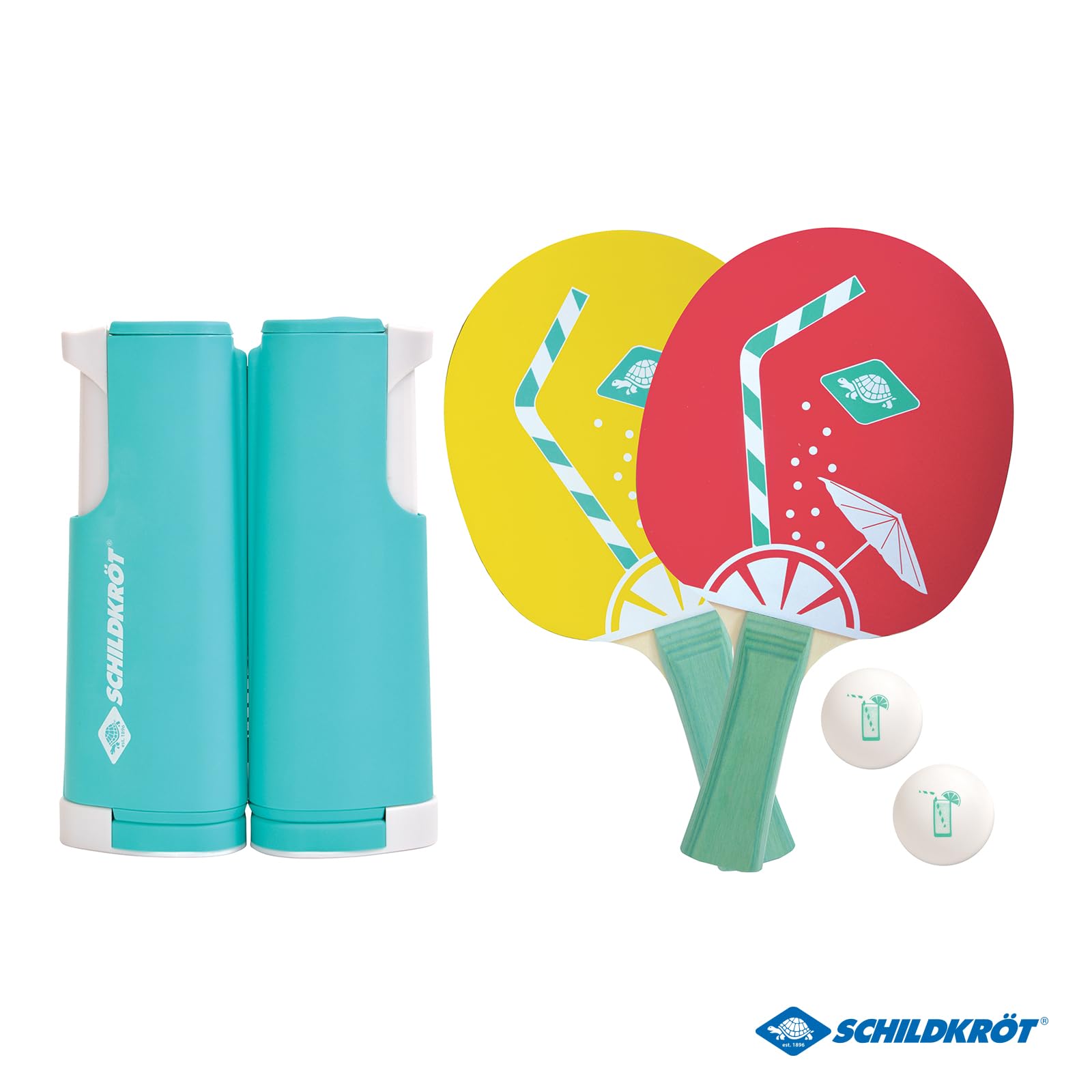 Schildkröt Spin Tischtennis-Set FSC 788661 Netz 2+2