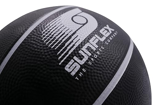 Sunflex Action Pro Basketball Black Größe 7 23 cm