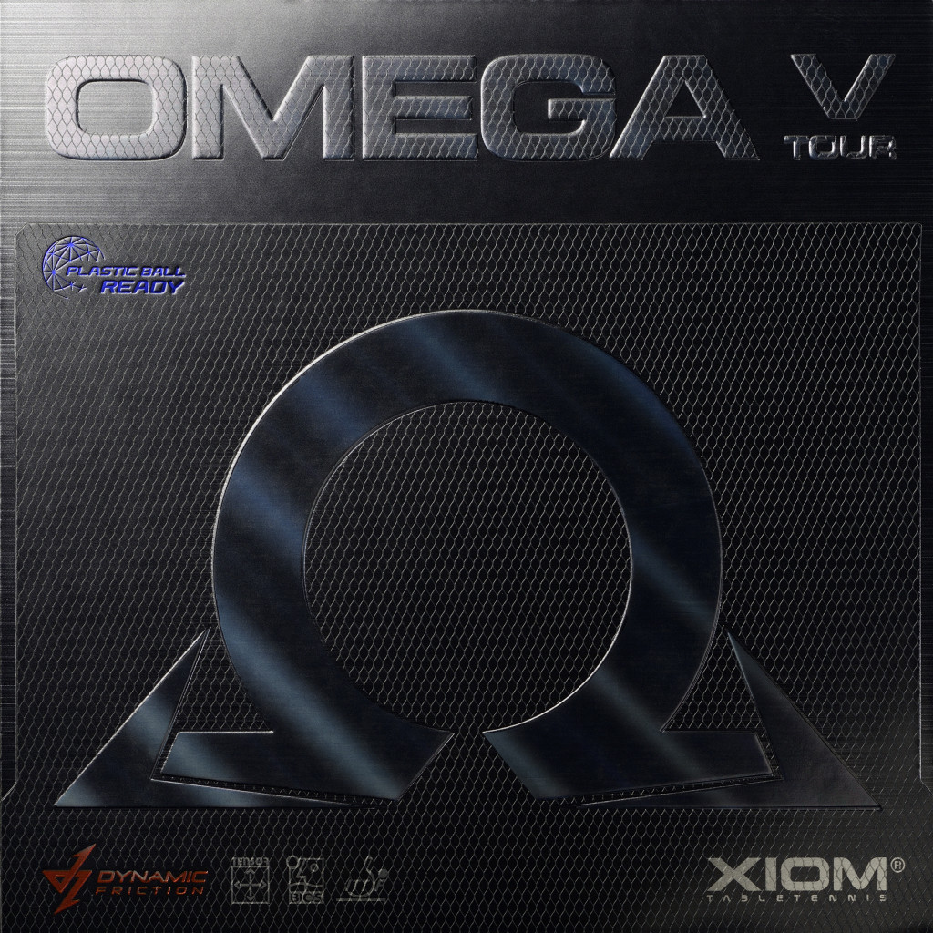 XIOM Omega V Tour Tischtennisbelag rot max Topspin