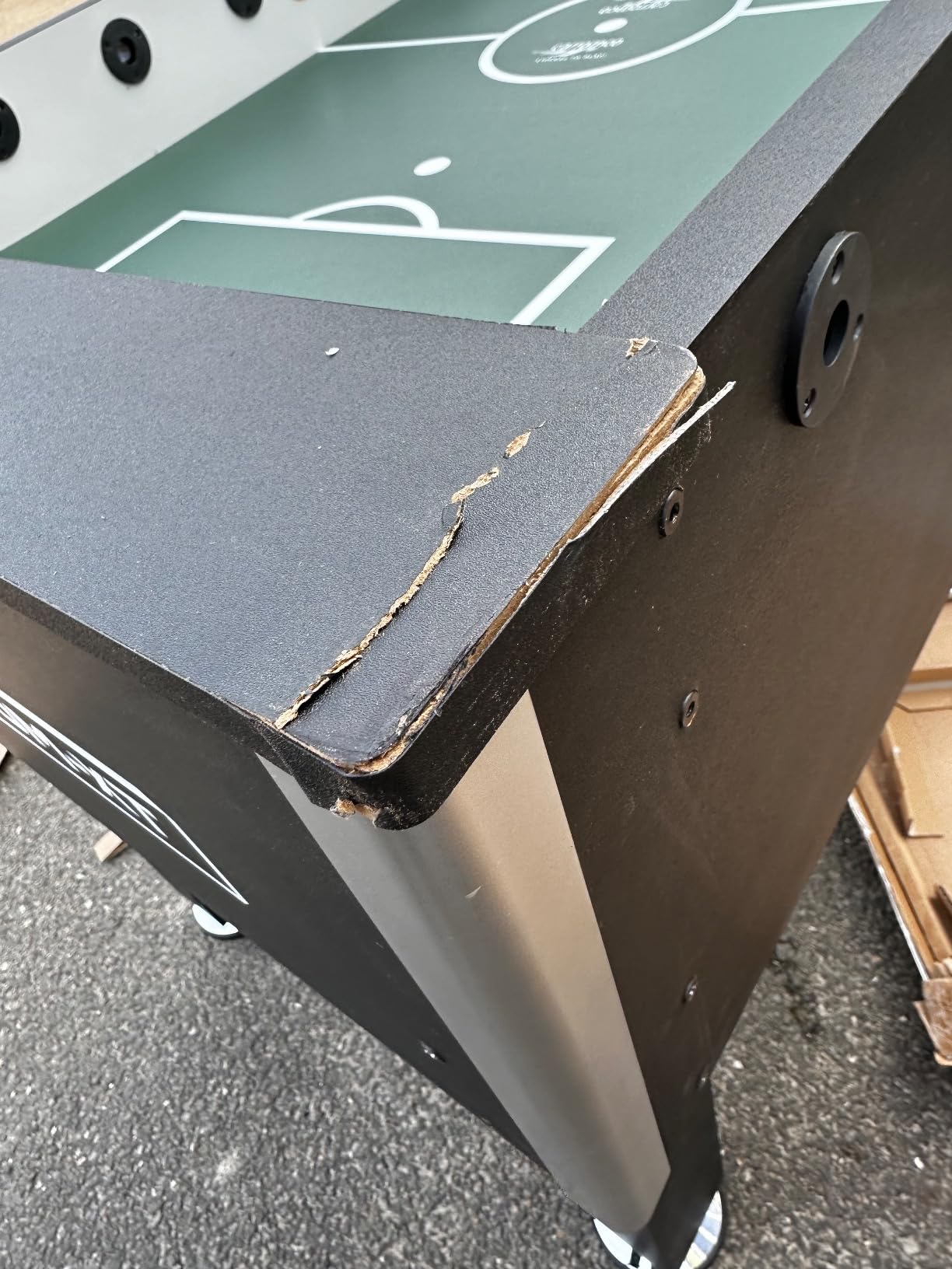 Carromco Stadium-XT Kickertisch blau Profi Turnierkicker