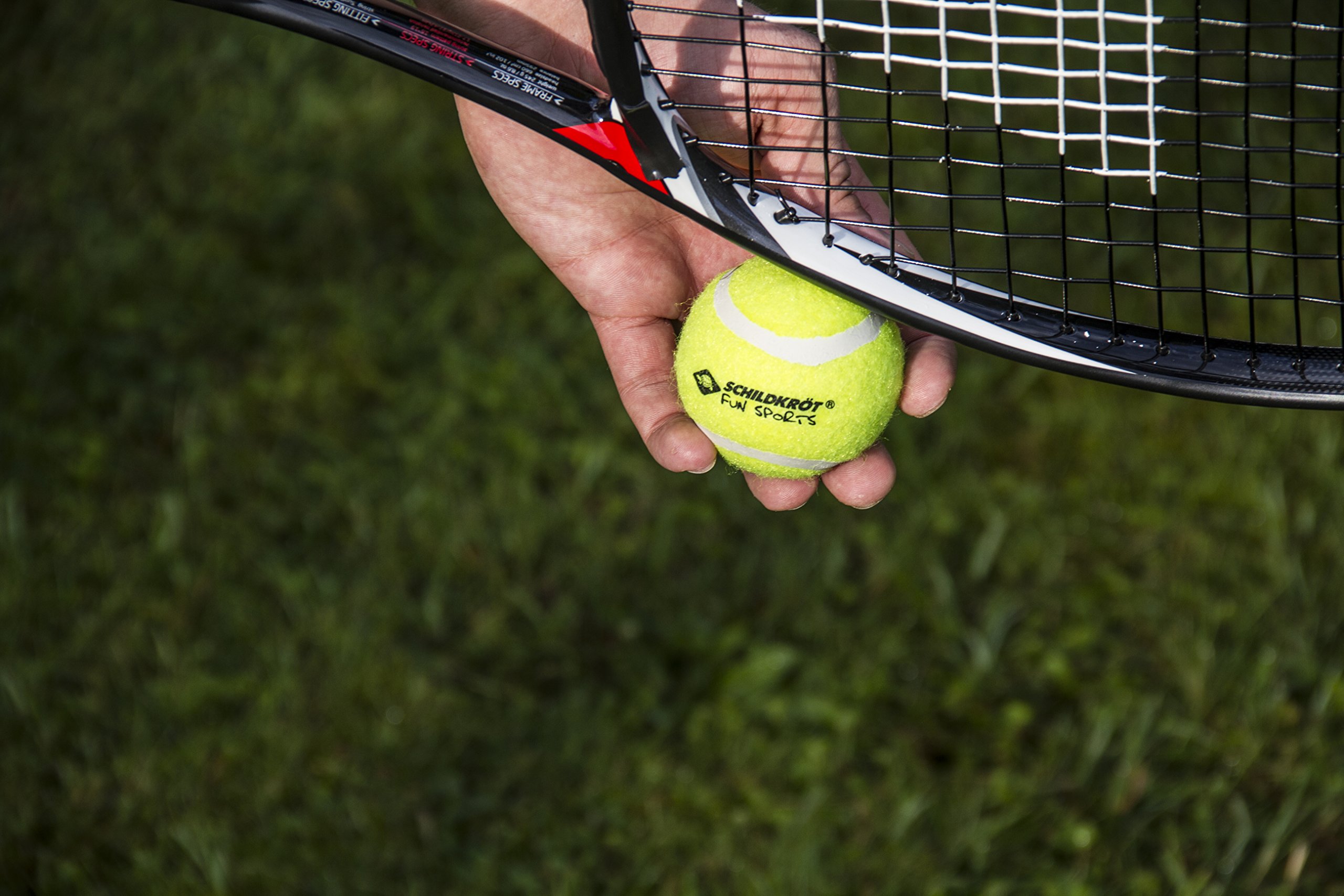 Schildkröt Outdoor Freizeit-Tennisbälle 3er Drucklos Gelb