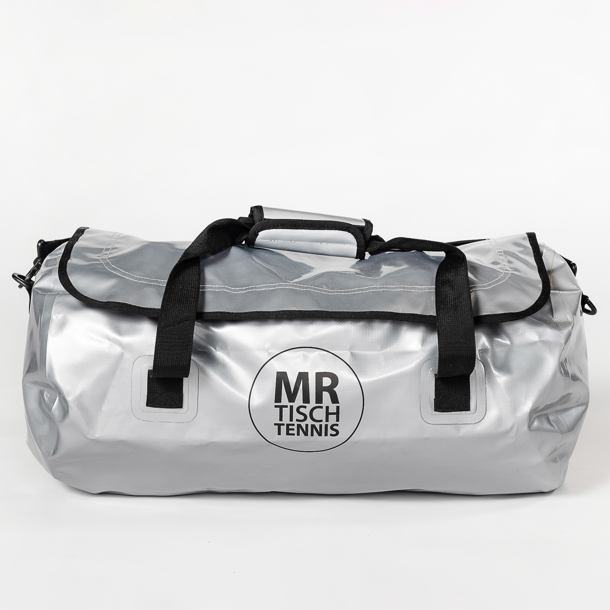 Mr. Tischtennis Duffle-Bag Sporttasche 60 cm silber