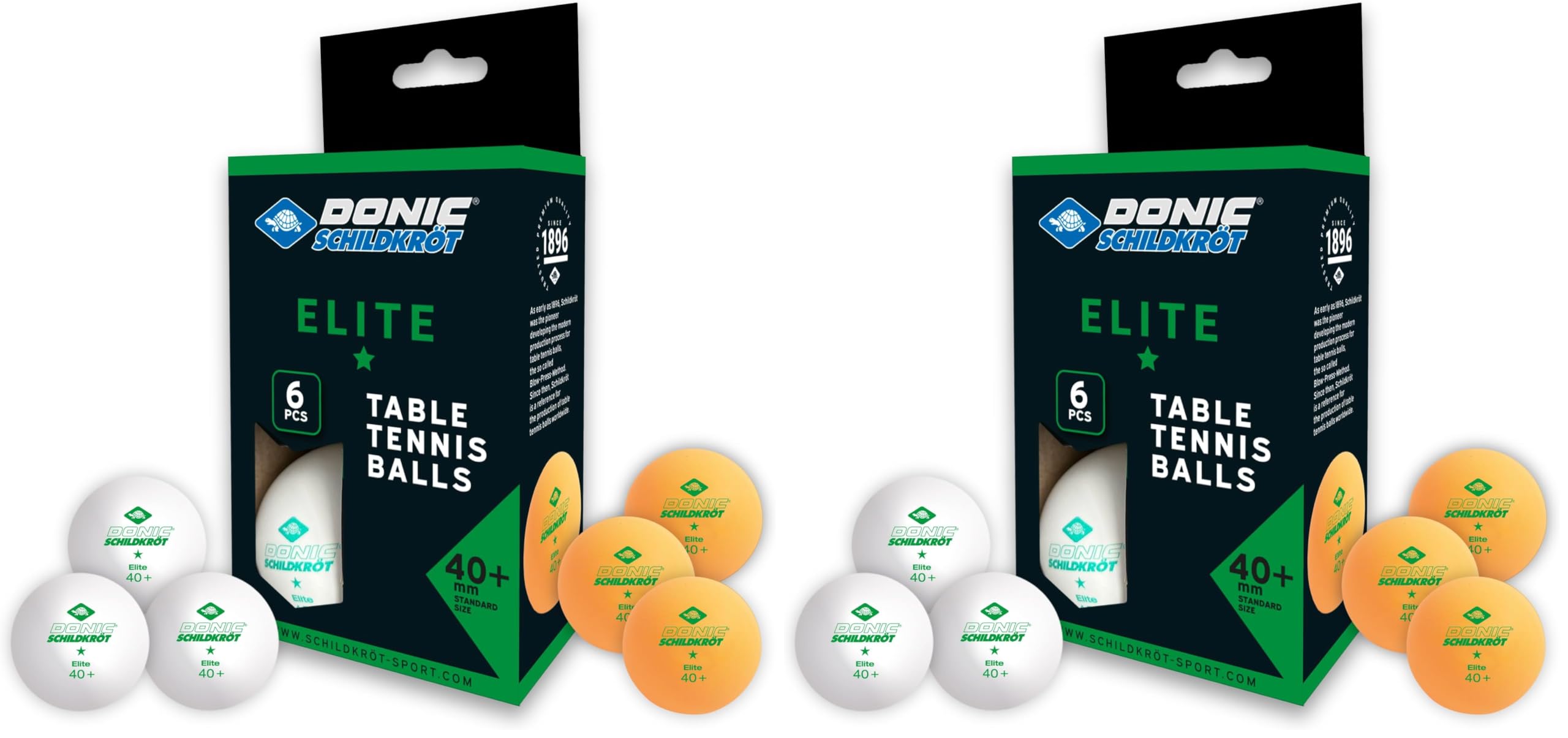 Schildkröt Outdoor Elite 1-Star Tischtennisball 6er 40 mm